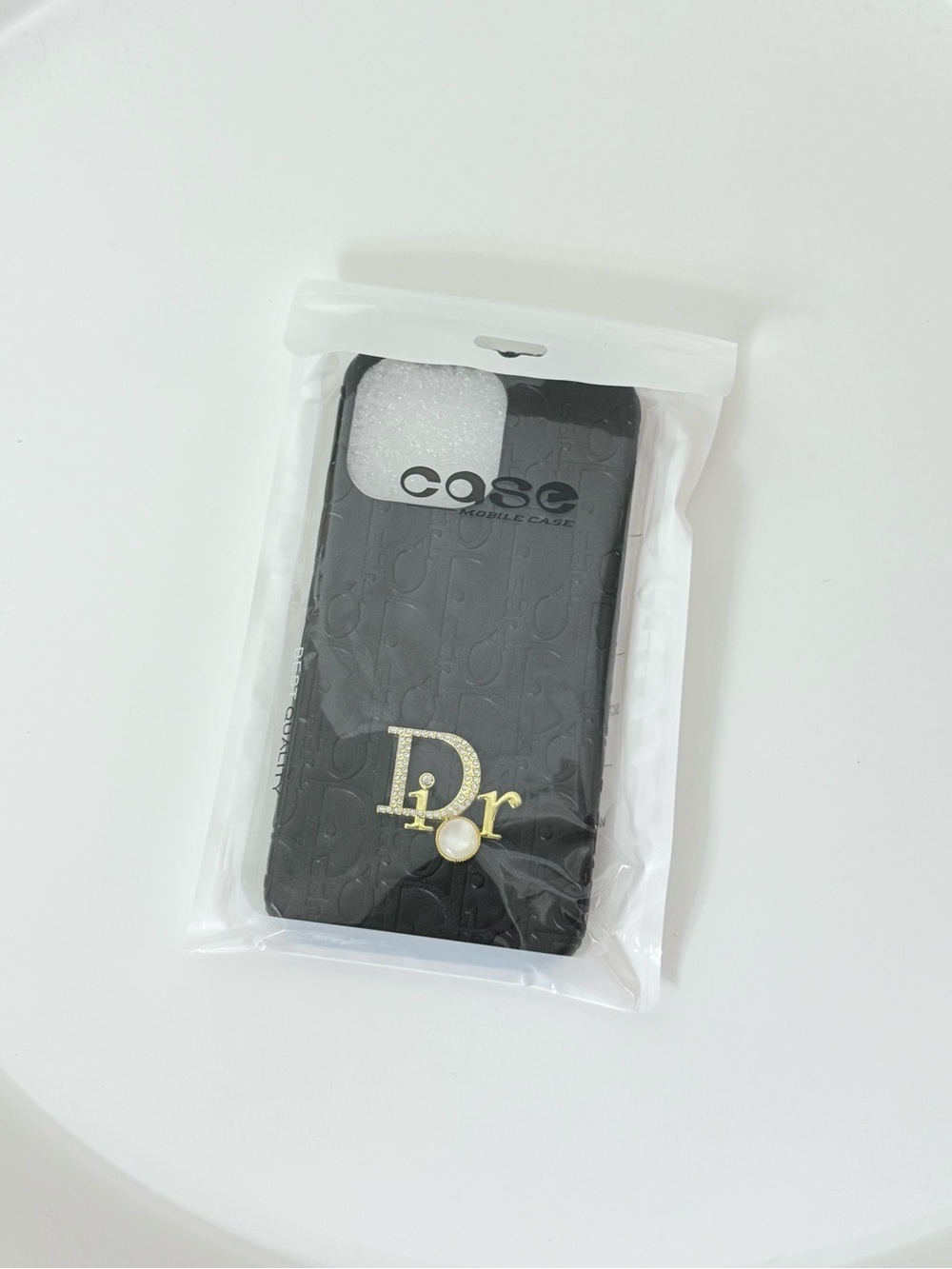 New Designer Inspired Black Patterned Hard Cover iPhone 14 Pro Max